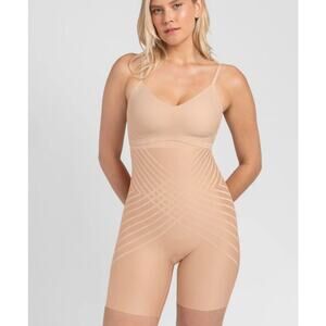 NEW Honeylove Silhouette High-Waist Short Beige Shapewear 2x